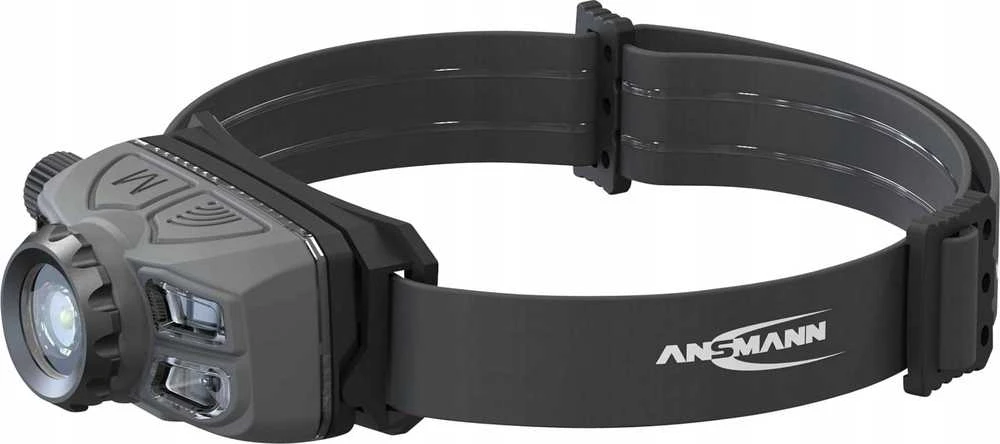 Ansmann HD450FRS Juoda, Pilka Ant galvos tvirtinamas žibintuvėlis LED