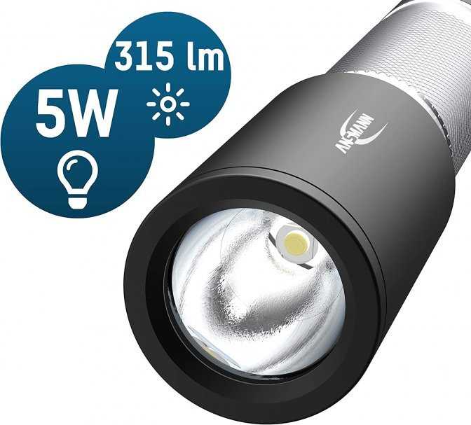 Ansmann LED žibintuvėlis kasdieniniam naudojimui 300B įsk. 2xBaby C 1600-0430
