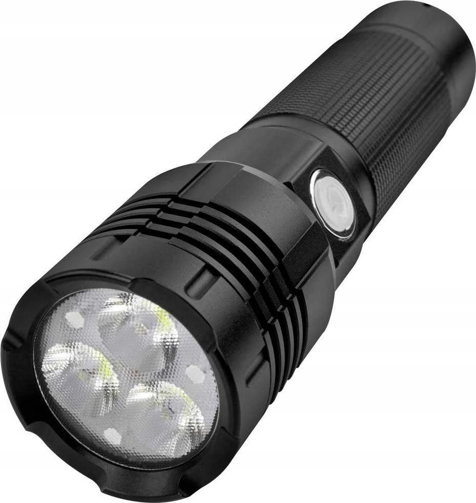 Ansmann Pro 3000R Juoda Rankinis žibintuvėlis LED