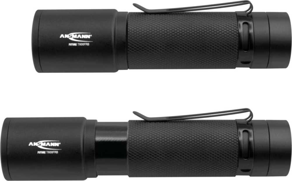 Ansmann T600FRB Juoda Rankinis žibintuvėlis LED