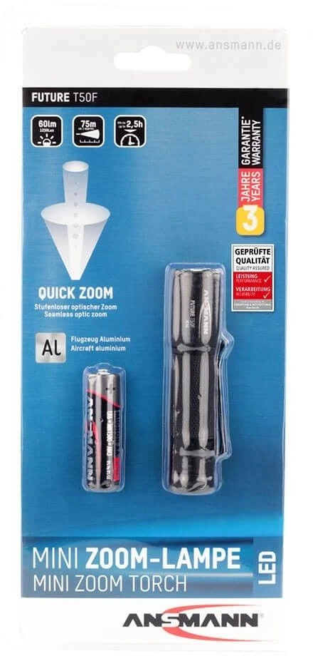 Žibintuvėlis ANSMANN T50F LED 3W juoda