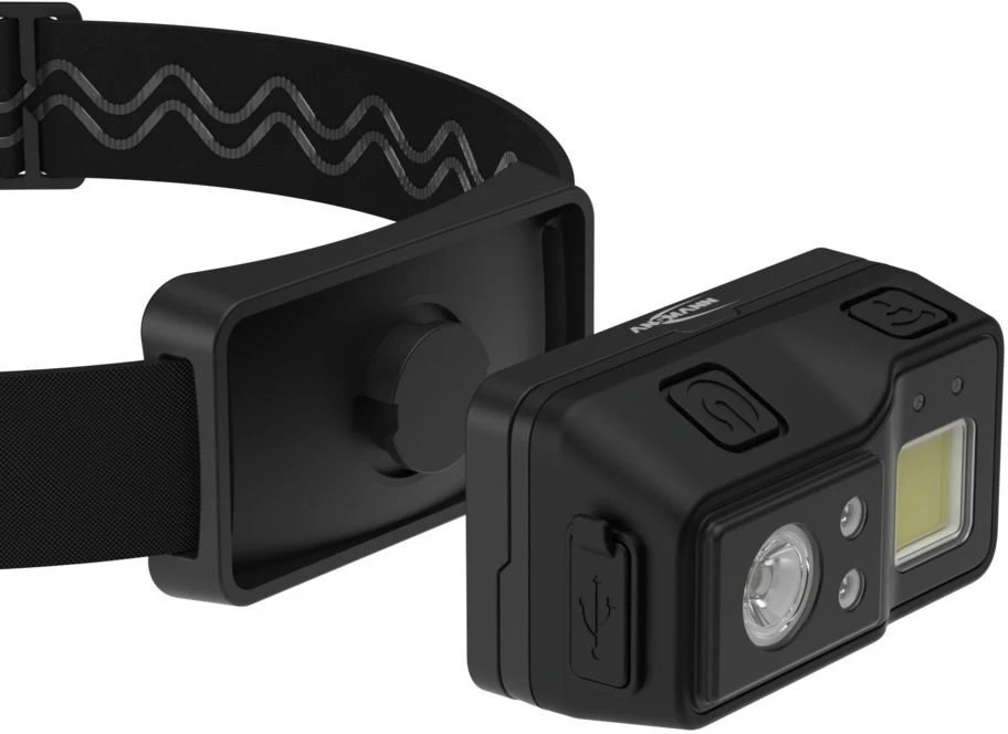 Žibintuvėlis Ansmann Czołowa HD700RS-DS akumuliatorinė 5+3W juoda (1600-0701)