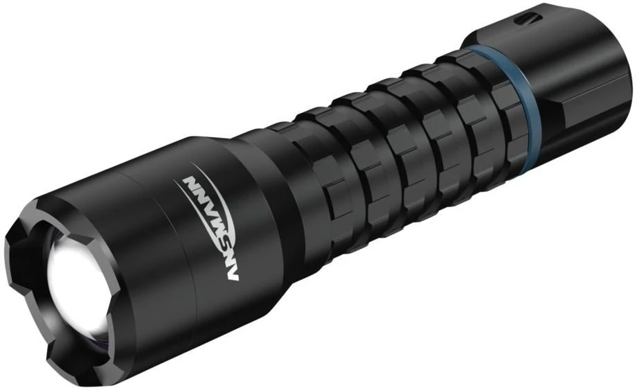 Ansmann TS1000RF juodas LED rankinis žibintuvėlis