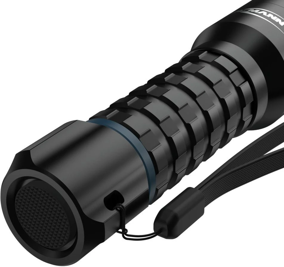 Ansmann TS1000RF juodas LED rankinis žibintuvėlis