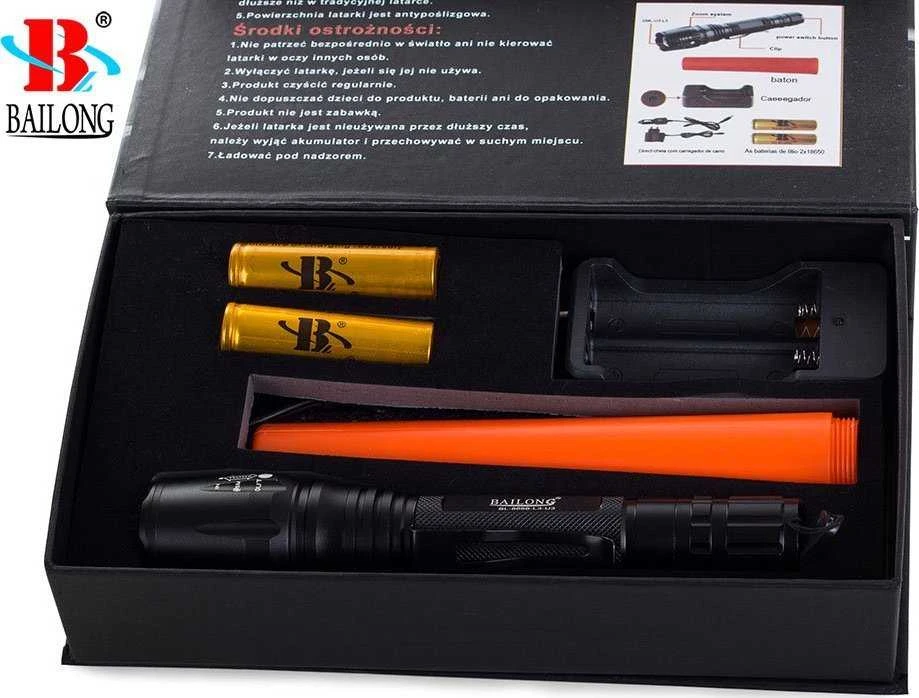 Žibintuvėlis Bailong LED CREE XM-L T6 su priartinimu