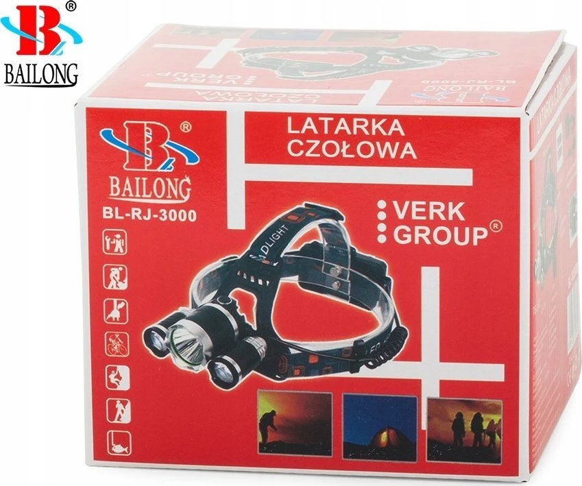Bailong Priekšējā Lampa, Lukturis. Spēcīga Ilgstoša Gaisma