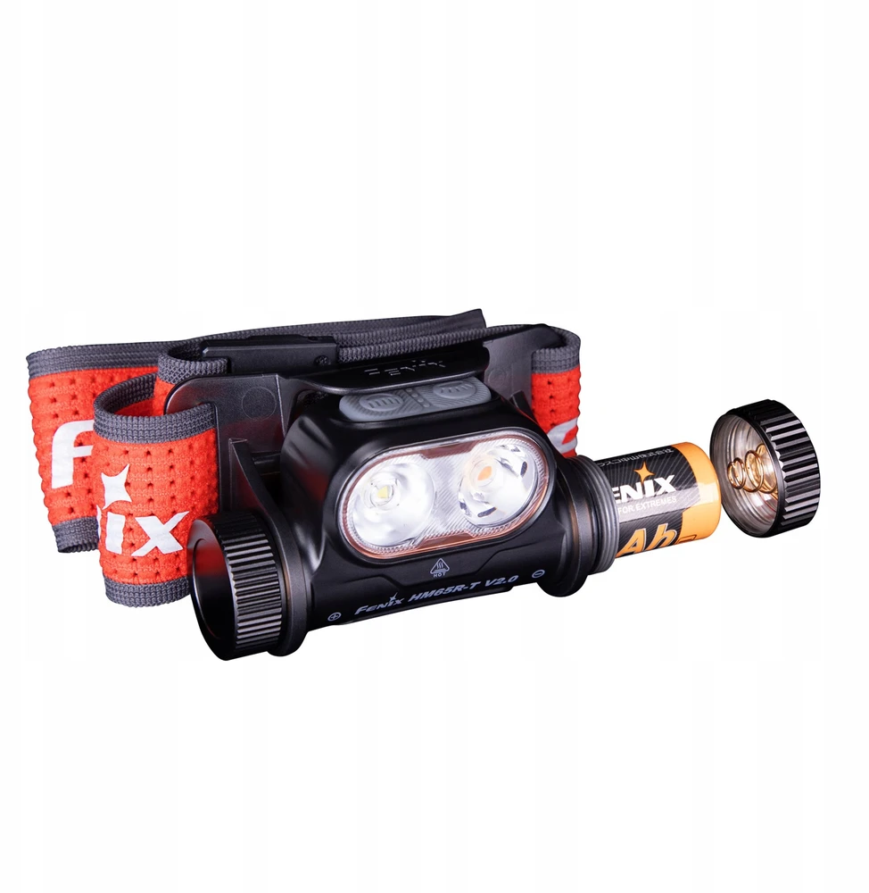 Fenix HM65R-T V2.0 priekinis žibintas juodas