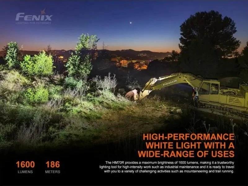Fenix HM70R priekinis žibintas