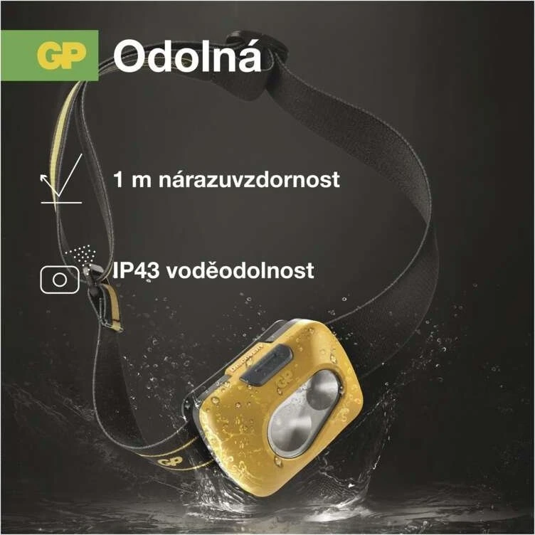 GP ŽIBINTUVĖLIS GALVOS 110/40LM 3XAAA