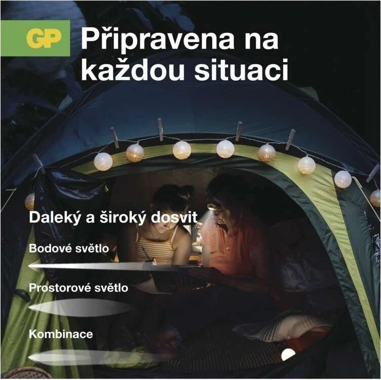 GP ŽIBINTUVĖLIS GALVOS 110/40LM 3XAAA
