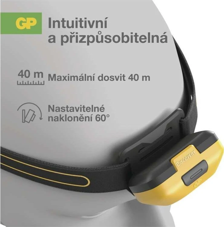 GP ŽIBINTUVĖLIS GALVOS 110/40LM 3XAAA