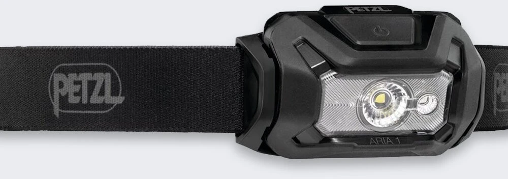 Žibintuvėlis Petzl Aria 1 RGB, 350 lm., Juoda