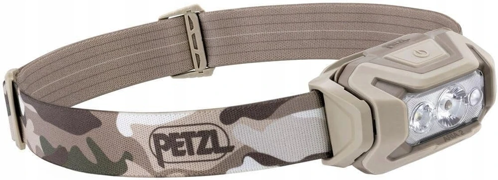 Žibintuvėlis ant kaktos Petzl Aria 2 RGB E070BB01 kamufliažinis