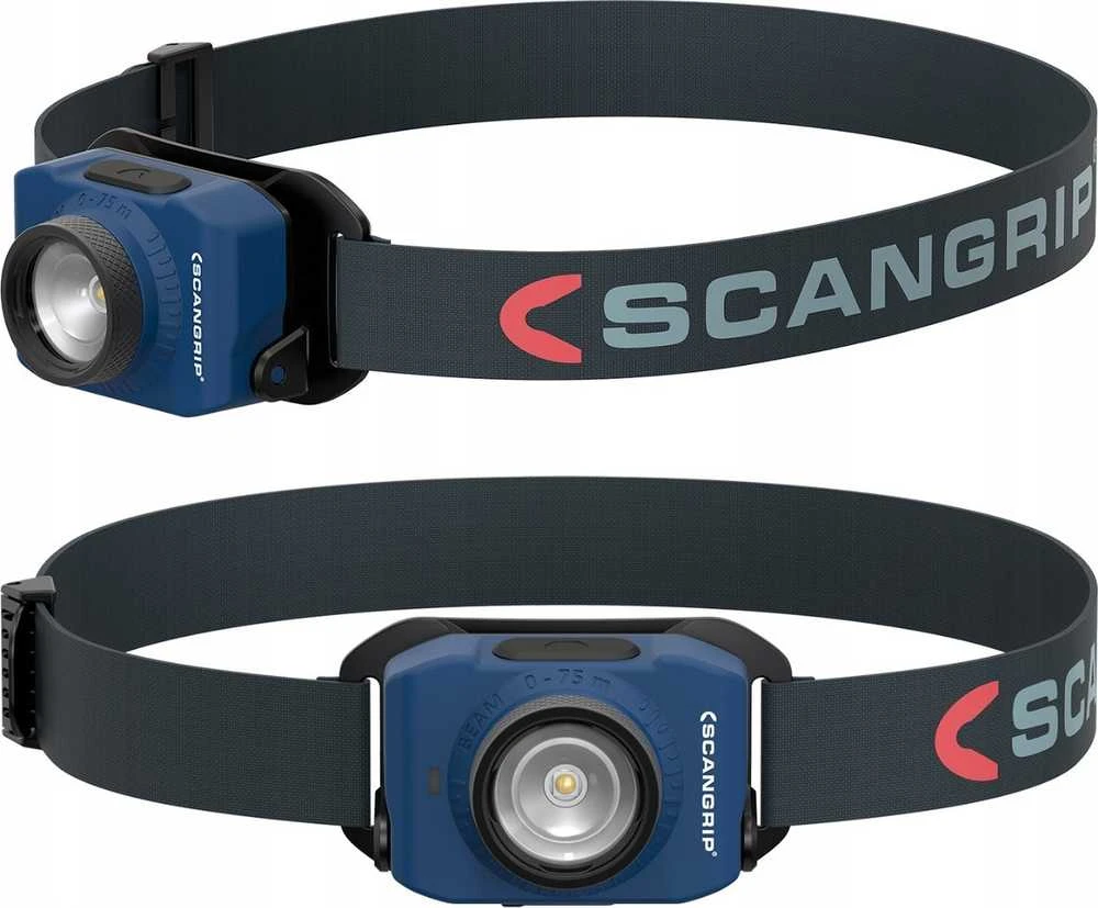 Galvos lempa Scangrip ZOOM, 220 lm, įkraunama, IP54