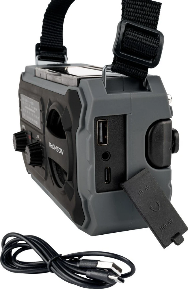 Thomson RT280G – daugiafunkcis FM/AM radijas ir 8000 mAh talpos išorinė baterija