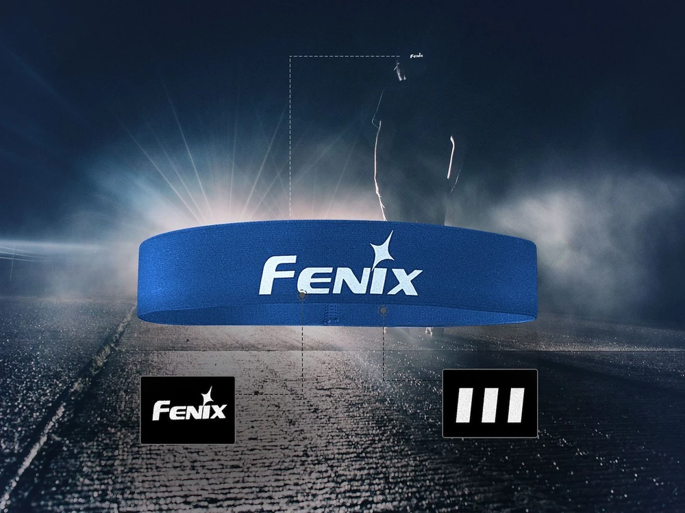 Žibintuvėlis czołowa Under Armour Galvos raištis Fenix AFH-10 mėlyna