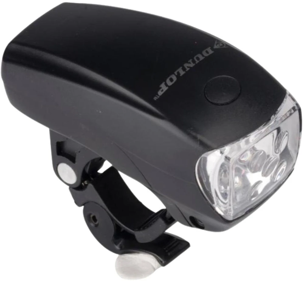Dviračio LED lempų rinkinys priekyje ir gale Dunlop