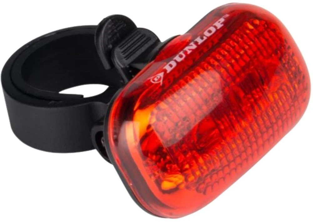 Dviračio LED lempų rinkinys priekyje ir gale Dunlop