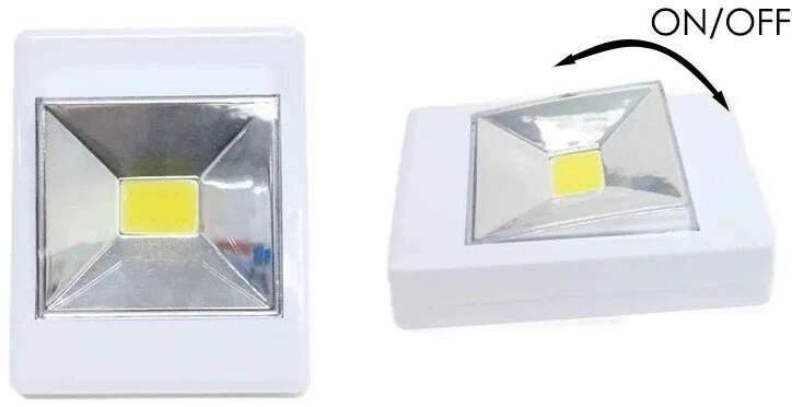 Žibintuvėlis Emos Konnoc S-3538 3W LED COB jungiklis (422149,11)