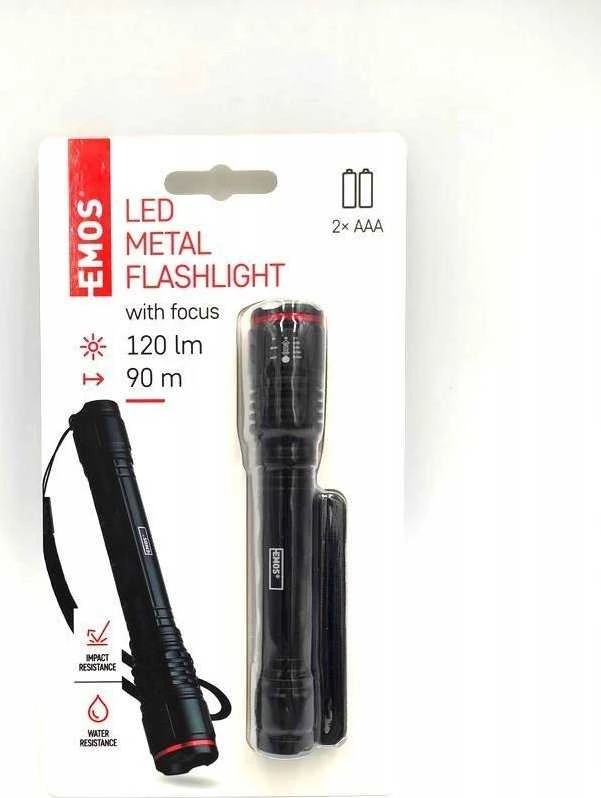 Žibintuvėlis Emos LATARKA METALOWA LED 120 lm - 2AAA