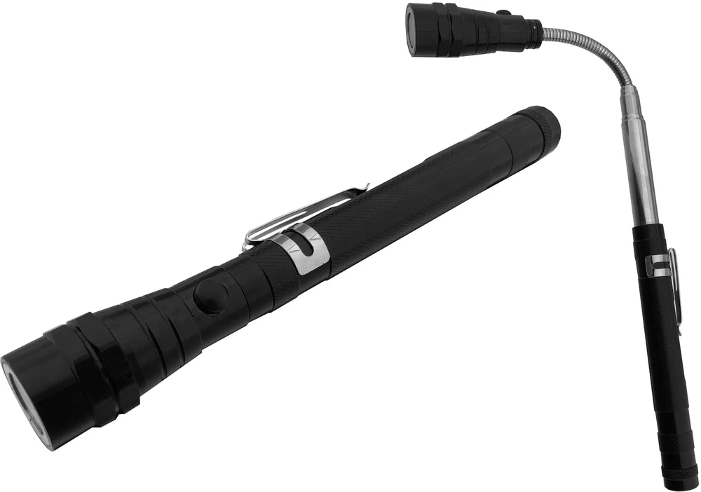 Žibintuvėlis ENTAC Entac EFL-1W-FLEX-ALU latarka Juodas Žibintuvėlis ręczna LED