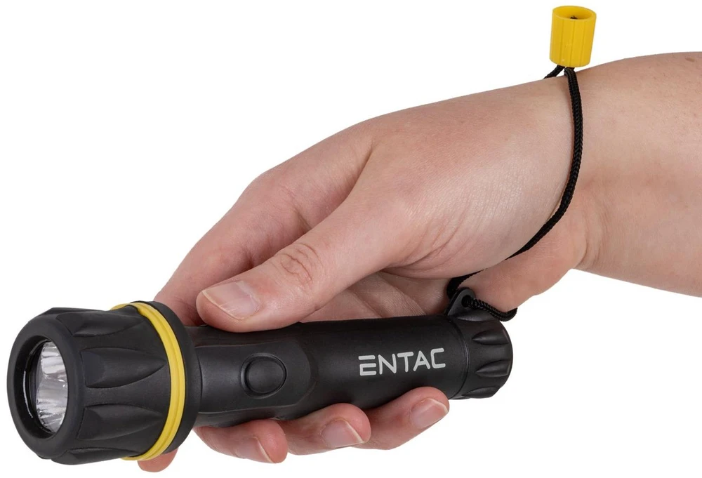 Žibintuvėlis ENTAC Entac EFL-2AA-PL latarka Juodas Žibintuvėlis ręczna LED