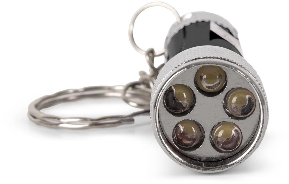 Žibintuvėlis ENTAC Entac EFL-5LED-KC-BL latarka Juodas Žibintuvėlis Pakabutis LED
