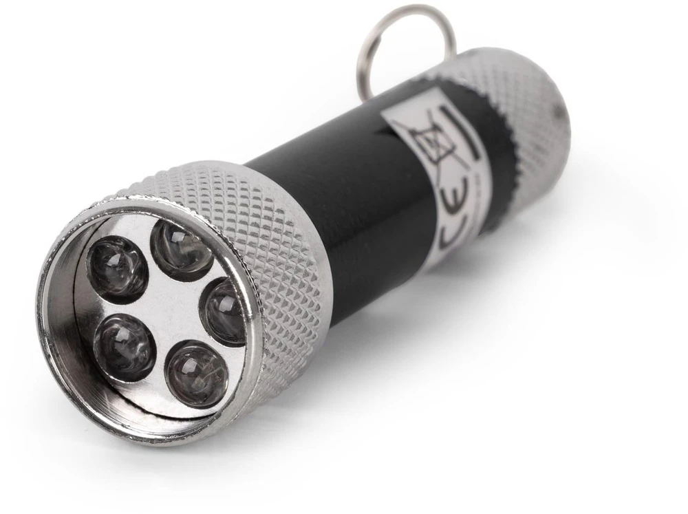 Žibintuvėlis ENTAC Entac EFL-5LED-KC-BL latarka Juodas Žibintuvėlis Pakabutis LED