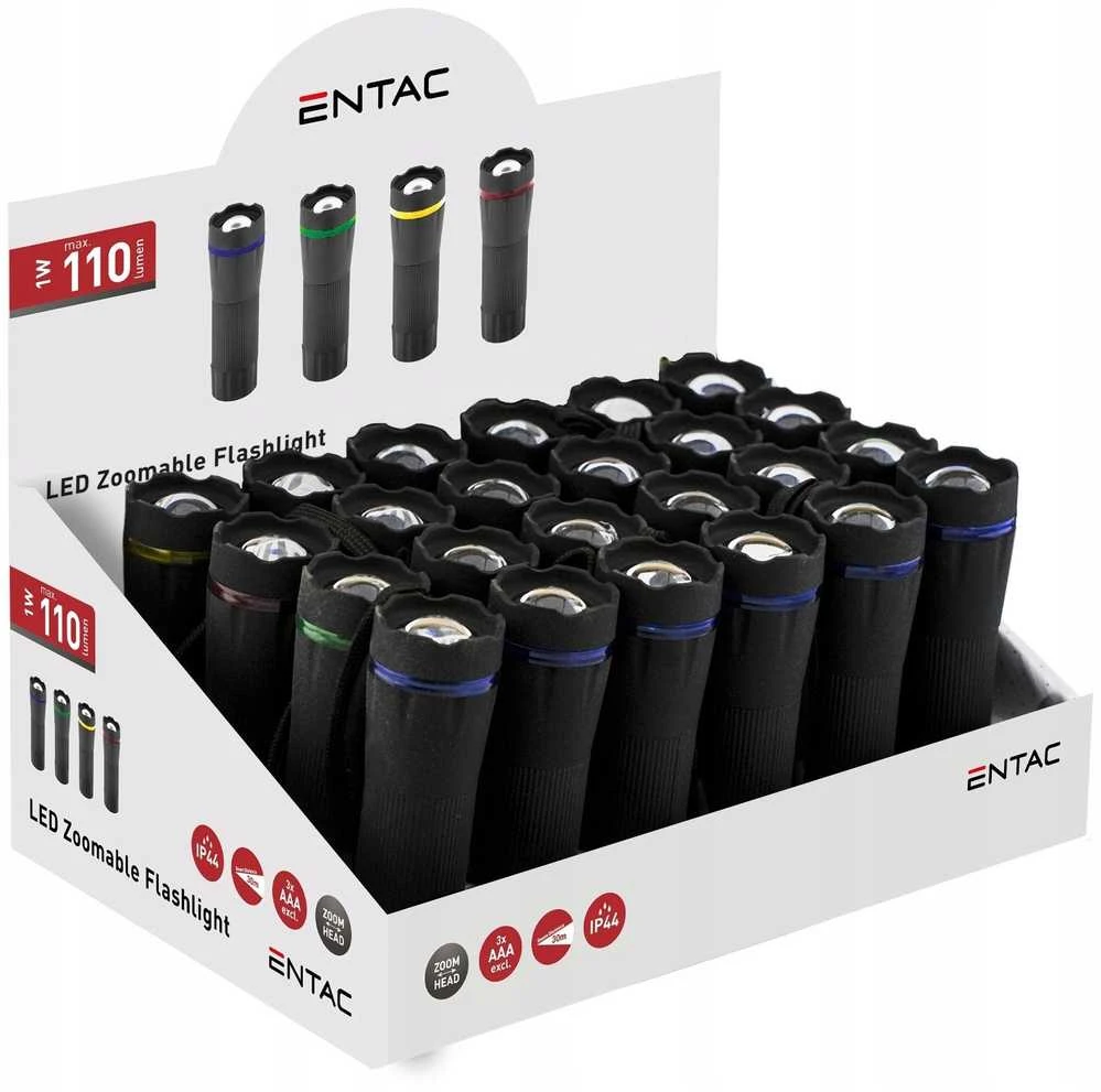 Entac žibintuvėlis 1W 110lm Zoom