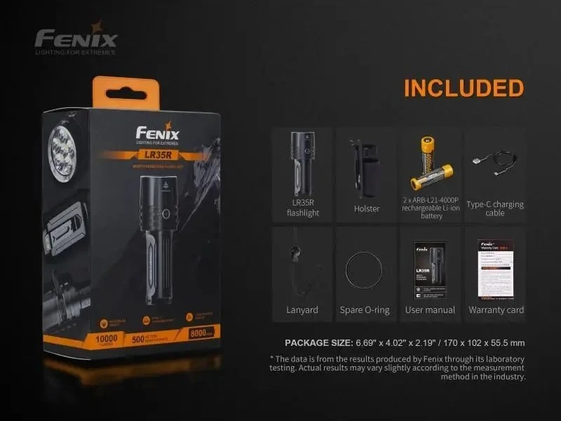 LED žibintuvėlis Fenix ​​LR35R