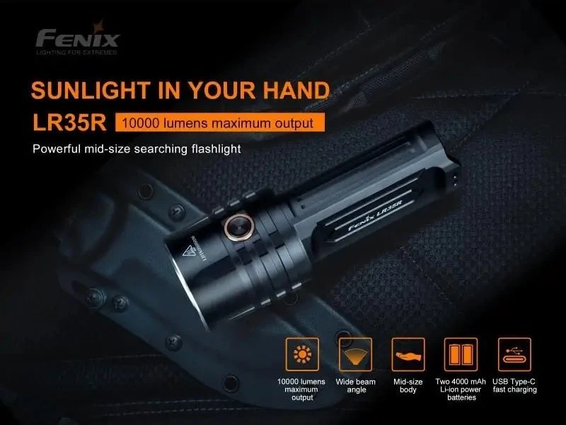 LED žibintuvėlis Fenix ​​LR35R