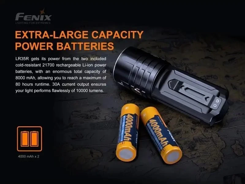 LED žibintuvėlis Fenix LR35R
