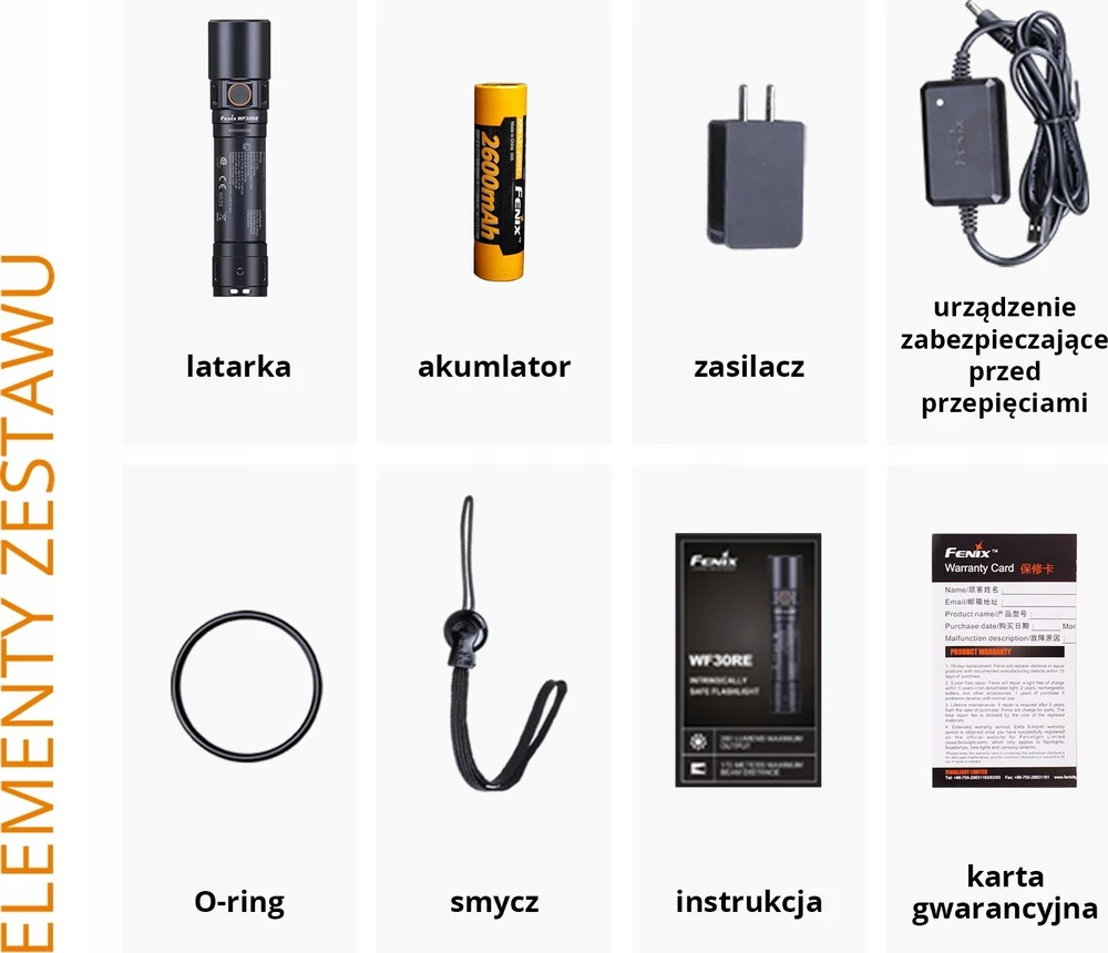 Žibintuvėlis Fenix WF30RE