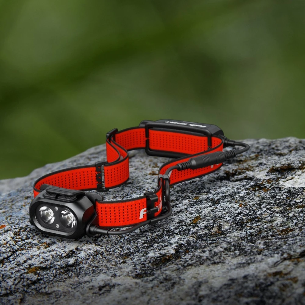 Fenix HP12R-T priekinis žibintas raudonos spalvos
