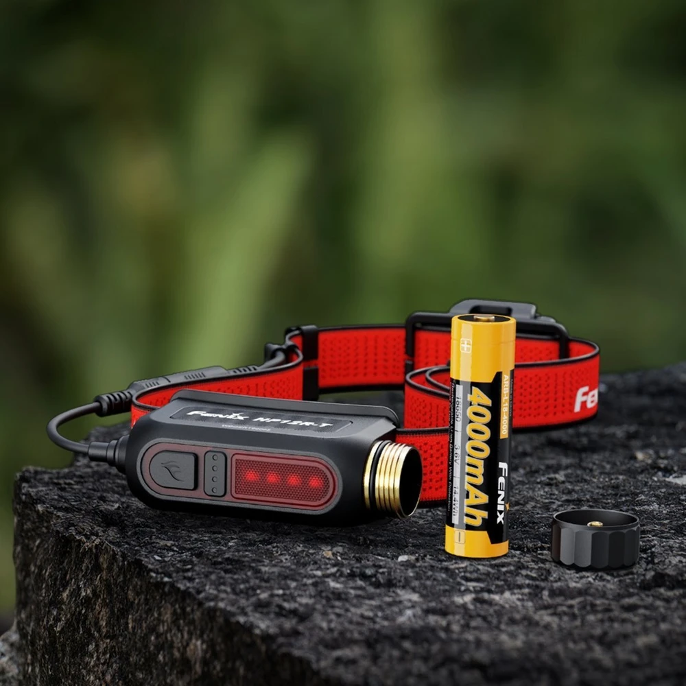Fenix HP12R-T priekinis žibintas raudonos spalvos