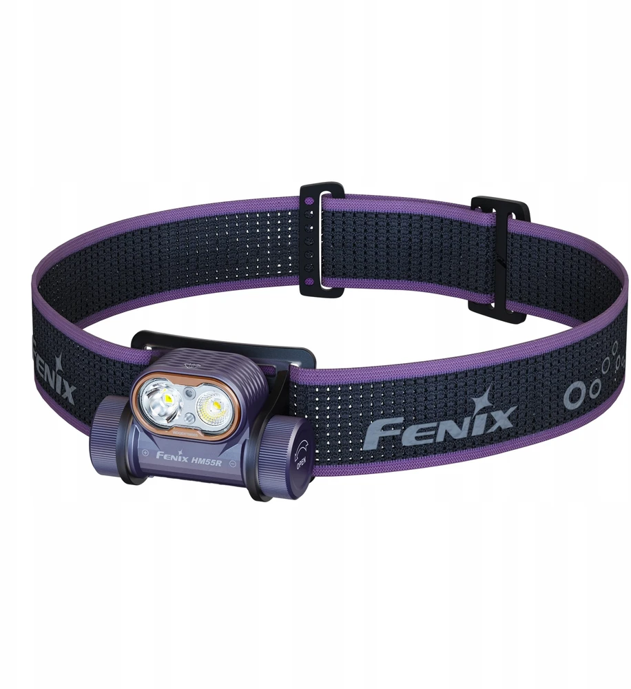 Fenix Fenic HM55R dark violetinė headlamp prožektorius