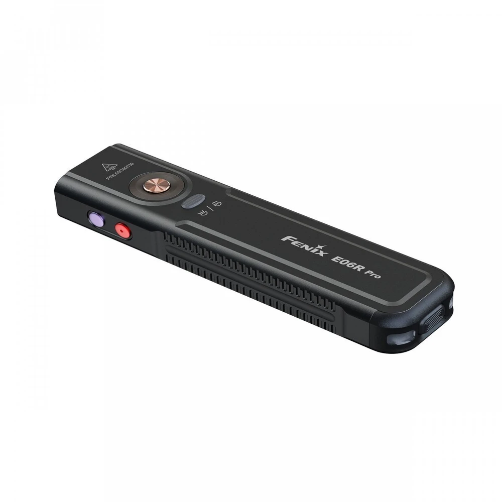 Fenix E06R PRO juodas LED žibintuvėlis
