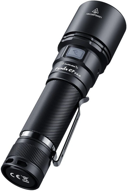 LED žibintuvėlis Fenix C7 V2.0 juodas