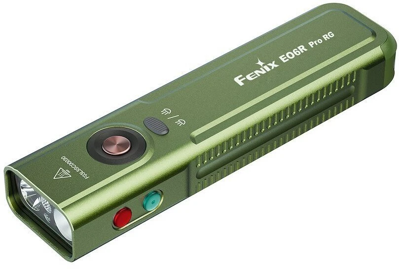 LED žibintuvėlis Fenix E06R Pro RG, alyvuogių spalvos