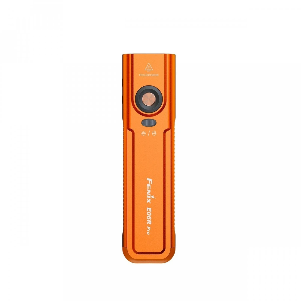 LED žibintuvėlis Fenix E06R PRO oranžinis