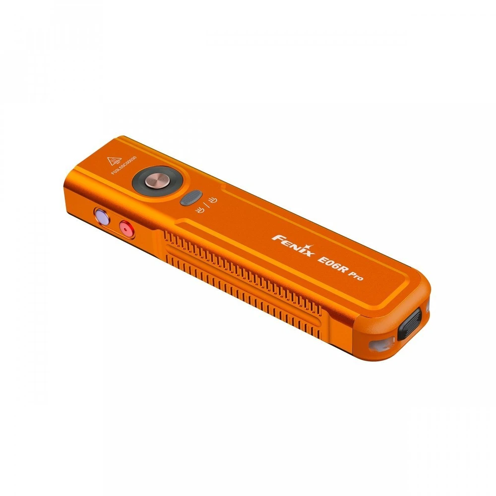 LED žibintuvėlis Fenix E06R PRO oranžinis