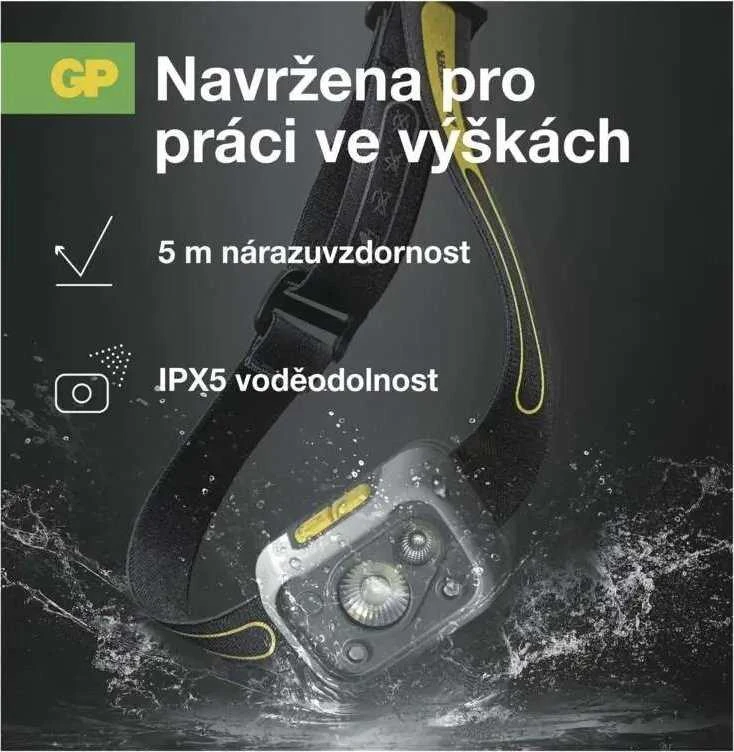 GP Baterija GP priekinis žibintas 375 liumenų CHW54 3X AAA