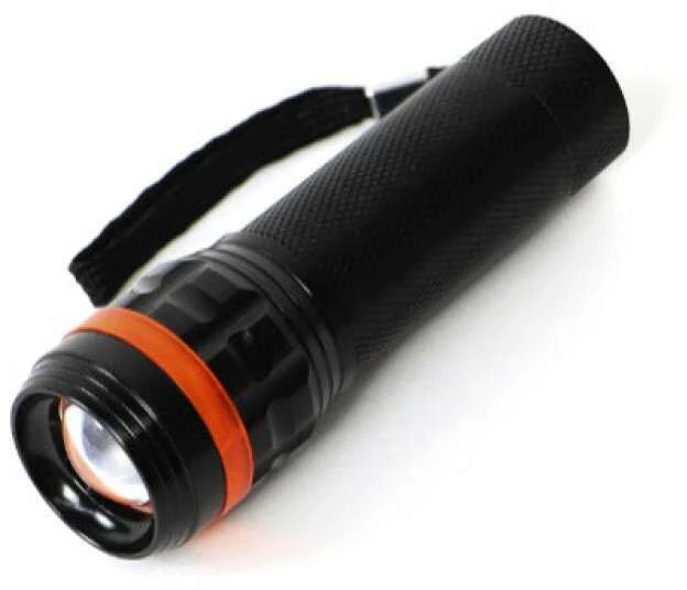 Aliumininis LED žibintuvėlis, įvairių spalvų, 4 švietimo režimai, 4002712, Heitech