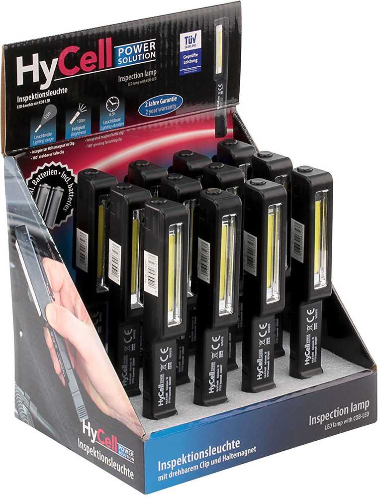 Žibintuvėlis Hycell Inspektionsleuchte COB-LED 3AAA (1600-0110)