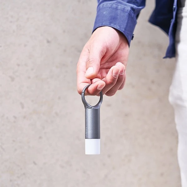Lexon Nomaday Flash LED Keychain pilka/gun LL137X