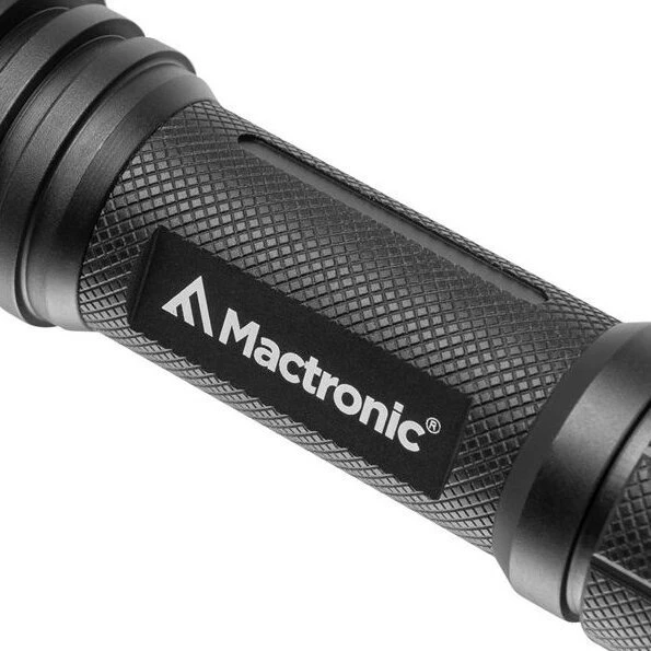 „MacTronic“ įkraunamas LED rankinis žibintuvėlis (LED) su „Juodas Eye“ 1550 THH0047