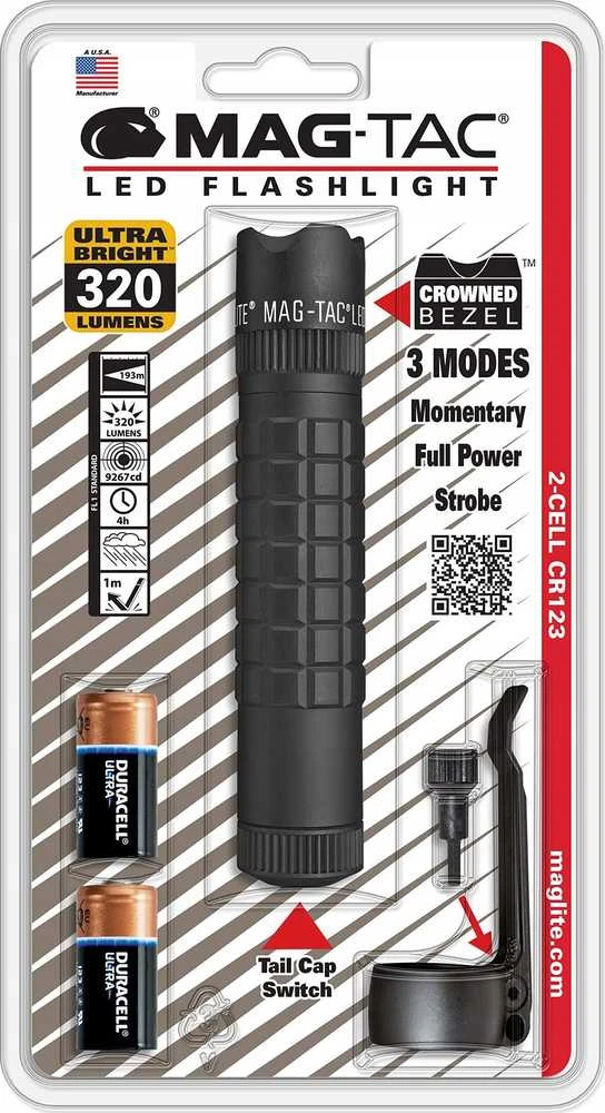 Žibintuvėlis Maglite Maglite Mag-Tac crowned bezel Torch