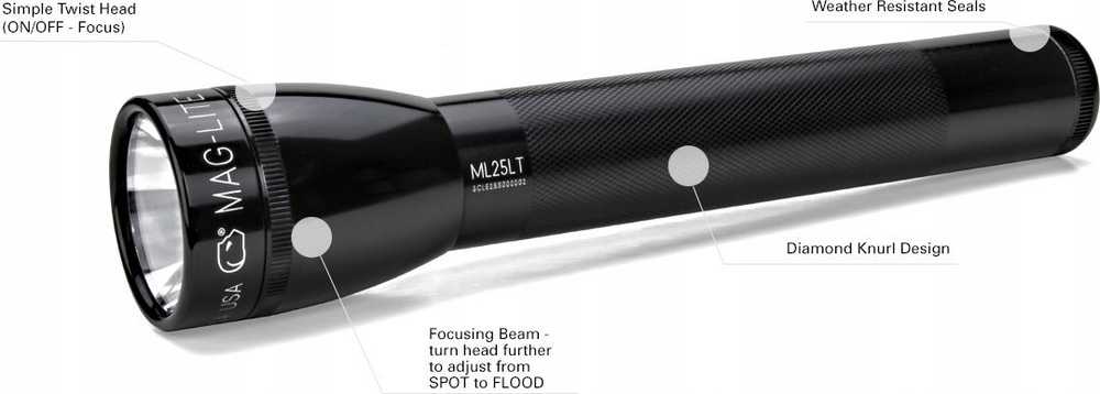 Žibintuvėlis Maglite Maglite ML25LT 3 C-Cell Torch