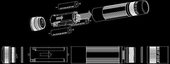 Žibintuvėlis Maglite Maglite XL50 LED Flashlight