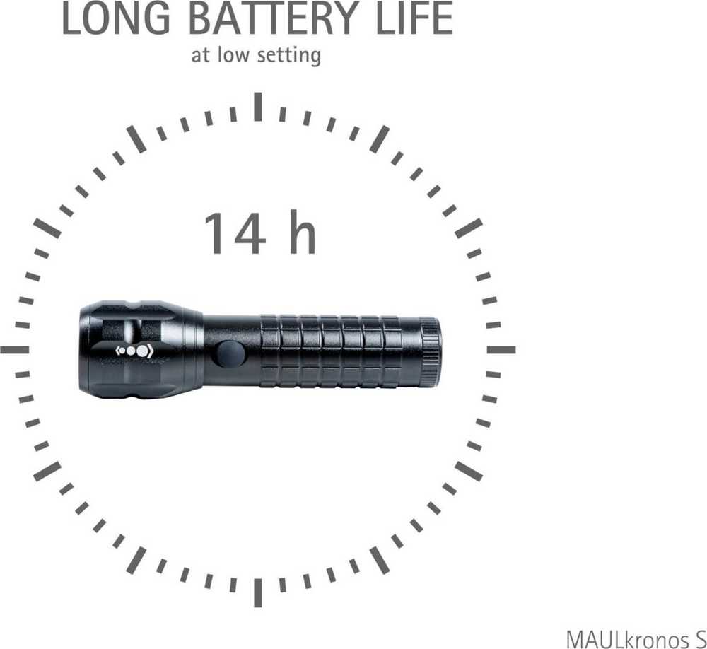 Nezatříděno Žibintuvėlis Maul MAUL LED Taschenlampe Kronos S 14cm 3W, bis zu 196m